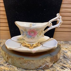 Vintage Stafford fine China cup & saucer GUC